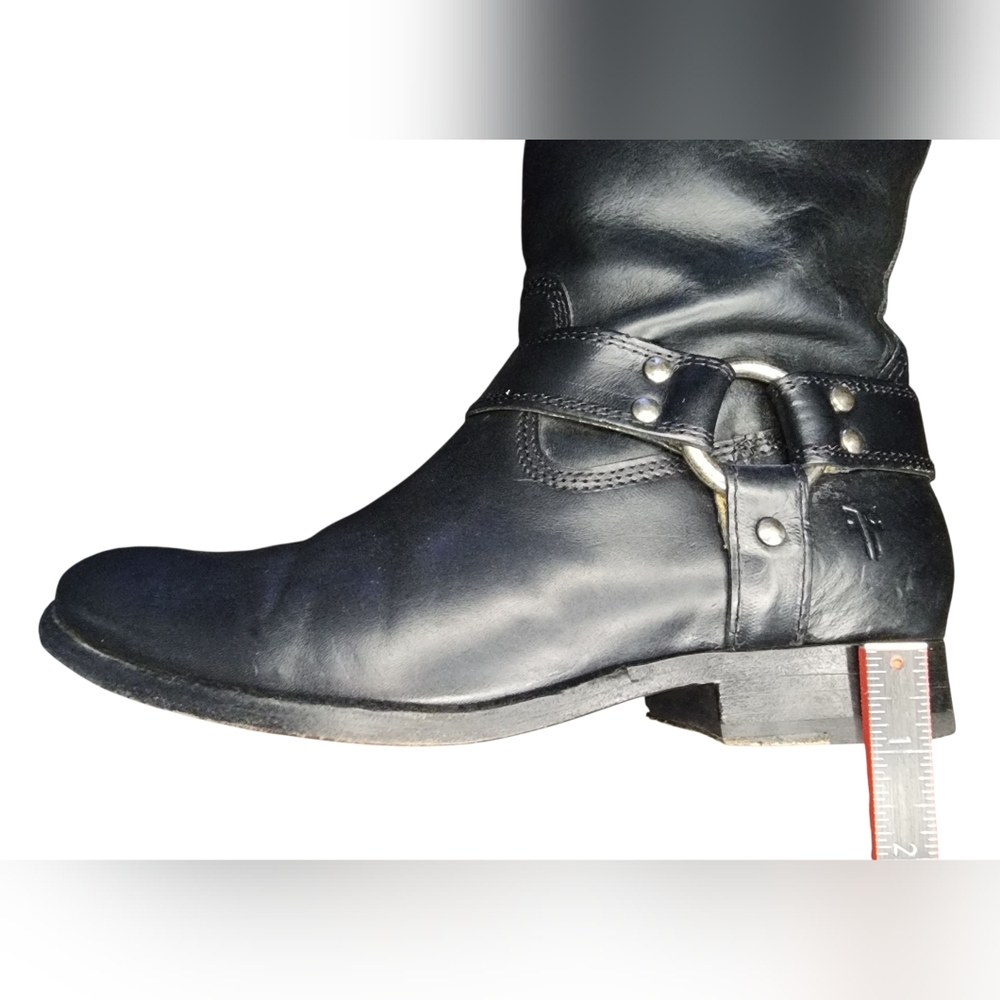 Frye Melissa Harness Boots, Womens 7 Extended Calf - Picture 10 of 15